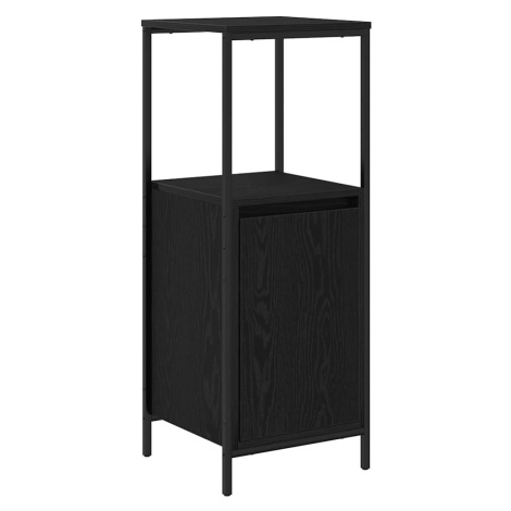 vidaXL Koupelnová skříňka s policemi Černý dub 36x35x95 cm