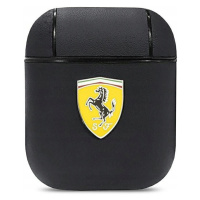 Ferrari On Track Leather Pouzdro AirPods 1/2 gen (černé)