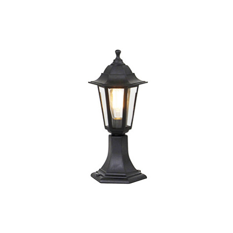Klasická venkovní stojací lampa černá 42,2 cm IP44 - New Haven QAZQA