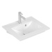 Villeroy & Boch Venticello umyvadlo, 500x420x150mm, bílá Alpin CeramicPlus, s přepadem, neleštěn