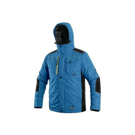 Bunda CXS BALTIMORE, pánská, středně modrá - černá, vel. 2XL