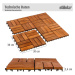 STILISTA dřevěné dlaždice, mozaika 6, akát, 3 m²