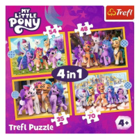 Puzzle My Little Pony: Seznamte se s poníky 4v1 (35,48,54,70 dílků)