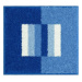 LineaDue Capricio Koupelnová předložka, modrá