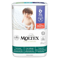 MOLTEX Pure & Nature Natahovací plenkové kalhotky XL 14+kg 18 ks