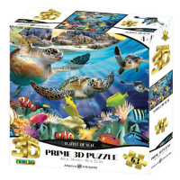 PRIME 3D PUZZLE - Želva 63 dílků