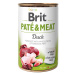 Brit Paté & Meat 12 x 400 g – výhodné balení - kachní