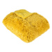 Přehoz na křeslo DARYNA mustard/hořčicová 70x160 cm Mybesthome