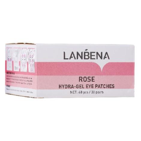 Lanbena HydraGel Eye Patches - hydrogelové plátky pod oči, 60 ks/bal Rose - růže