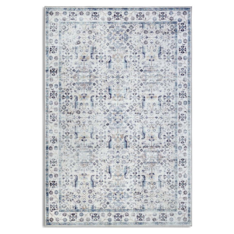 Světle modrý koberec 200x290 cm Saveh Cream Blue – Elle Decoration