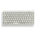 CHERRY klávesnice G84-4100 COMPACT KEYBOARD, lehká, USB, EU, bílá