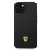 Ferrari FEHMSIP14MBK hard silikonové pouzdro iPhone 14 PLUS 6.7" black Silicone Metal Logo Magsa