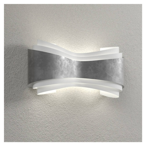 Selène Ionica - nástěnné svítidlo LED se stříbrnými listy Selene
