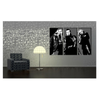 Ručně malovaný POP Art Apocalyptica 3 dílný 120x80cm