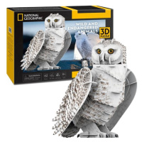 Puzzle 3D National Geographic Sněžná sova - 62 dílků