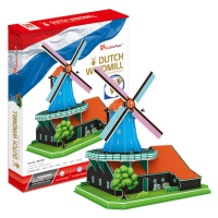 CubicFun 3D puzzle Holandský větrný mlýn XL 71 dílků