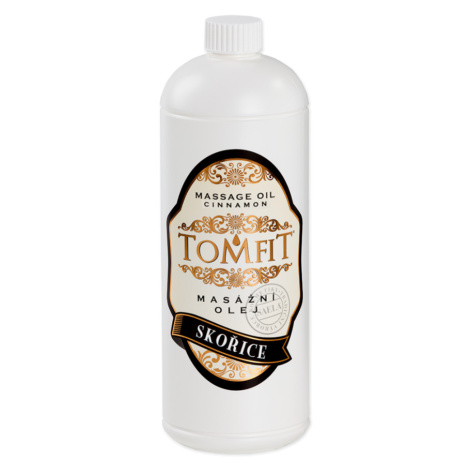 Tomfit masážní olej skořice 1000 ml