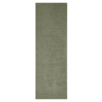 Mint Rugs - Hanse Home koberce Běhoun Cloud 103931 Mossgreen - 80x250 cm