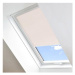FOA Roleta Látková na střešní okna, béžová, LT 103, bílý profil, š 60,5 cm, v 100,5 cm