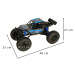 RC Crawler Climbing Car 1:10 4WD 48cm modrý