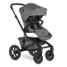 EASYWALKER Kombinovaný kočárek Jimmey Iris Grey XXL AIR + RWS + Jackey Shadow Black