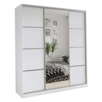 Nejlevnější nábytek Litolaris 150 se zrcadlem, bílý mat
