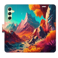 iSaprio flip pouzdro Colorful Mountains pro Samsung Galaxy A54 5G