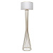 Sofahouse 28689 Designová stojanová lampa Fellini 155 cm bílá / zlatá