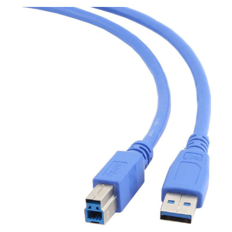 Gembird CABLEXPERT kabel USB A-B 1,8m 3.0, modrá - CCP-USB3-AMBM-6