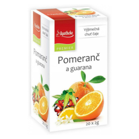 Apotheke Pomeranč a guarana čaj nálevové sáčky 20x2 g