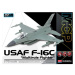 Model Kit letadlo 12541 - USAF F-16C "Multirole Fighter" MCP (1:72)