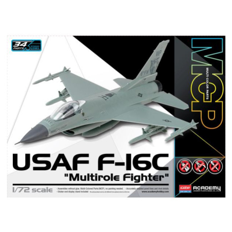 Model Kit letadlo 12541 - USAF F-16C "Multirole Fighter" MCP (1:72)