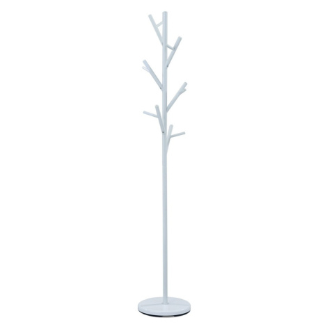 Autronic VĚŠÁK - kovový volně stojící ve tvaru stromu - bílý