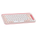 Logitech Pop Icon Keyboard, Rose - US INTL