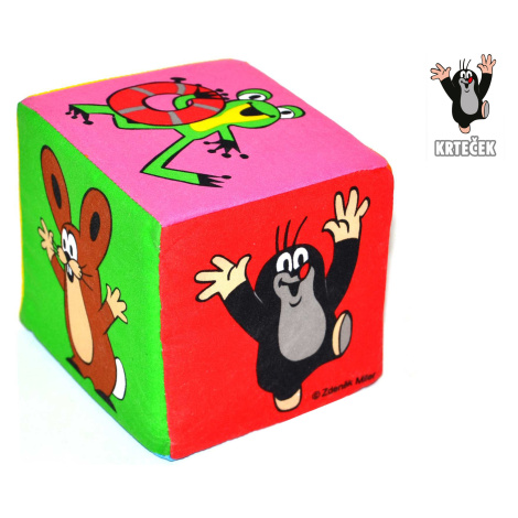 Textilní kostka Krtek 10 cm Wiky