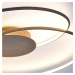 Lindby Lindby LED stropní svítidlo Joline, rezavě hnědá, 74 cm, kov