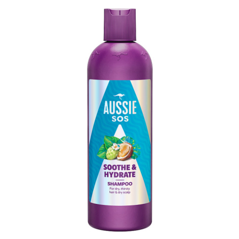 Šampon Aussie SOS Soothe & Hydrate 300 ml pro Velmi Suché Vlasy a Pokožku Hlavy