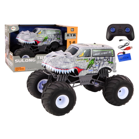 mamido  Velké terénní auto na dálkové ovládání 2.4G RC 1:6 Dinosaurus