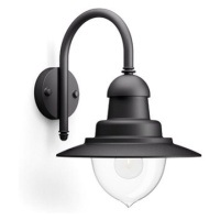 Philips 01652/30/PN Raindrop venkovní nástěnné svítidlo 1 × E27, max 60 W bez zdroje IP44, černé