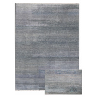 Diamond Carpets koberce Ručně vázaný kusový koberec Diamond DC-MCN Silver/light blue - 140x200 c