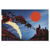 Umělecký tisk Harry Potter - Transport to Hogwarts, 40x26.7 cm