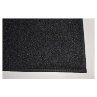 Tapibel Kusový koberec Supersoft s bordurou 800 černý - 60x100 cm