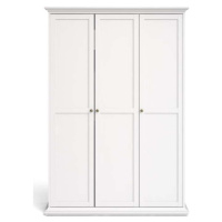 Bílá šatní skříň 139x201 cm Paris - Tvilum