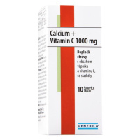 Generica Calcium + Vitamin C 1000 mg 10 šumivých tablet