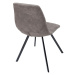 LuxD Designové židle Rotterdam Retro / šedo-hnědá