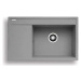 Casarredo Pyragranitový dřez CAMEA 1B 1D RH (79x50) grey