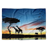 IMPAR Fleecová deka Noční safari, 150 × 120 cm
