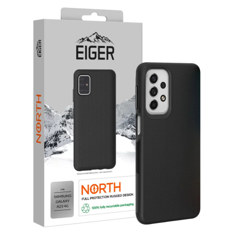 Kryt Eiger North Case for Samsung Galaxy A23 4G in Black Eiger Glass