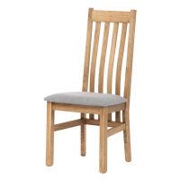 Jídelní židle ANIVIA dub/stříbrná