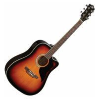 Eko guitars Ranger CW EQ Brown Sunburst Elektroakustická kytara Dreadnought